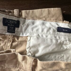 J. Crew Flex Slim Fit Khaki Chinos